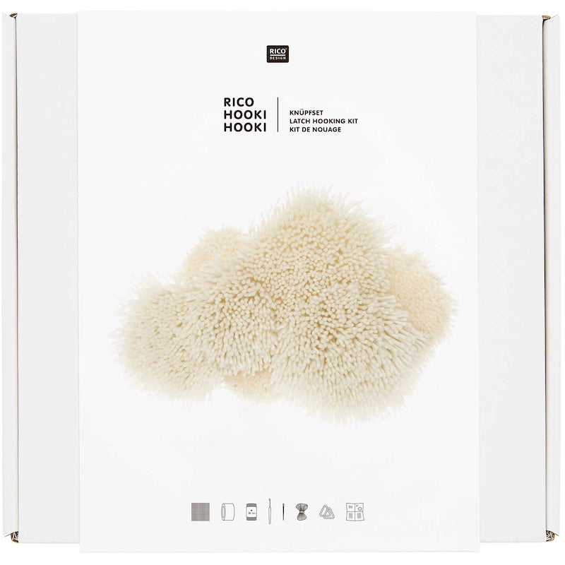 Rico Hooki Hooki Latch Hooking Cloud Kit