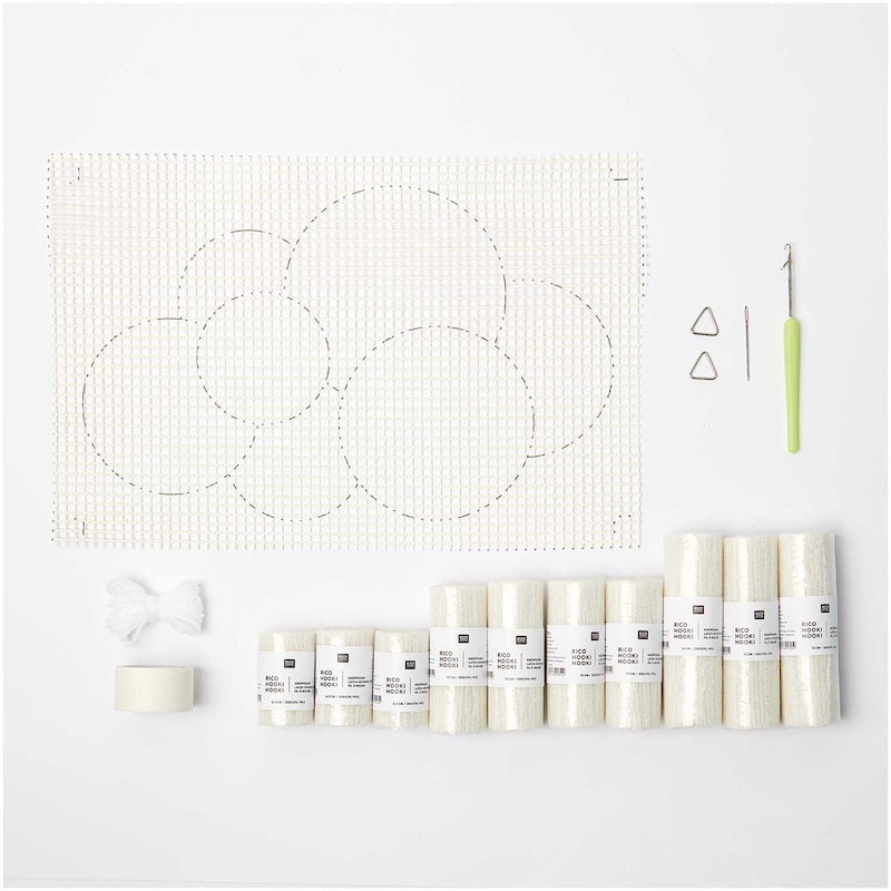 Rico Hooki Hooki Latch Hooking Cloud Kit