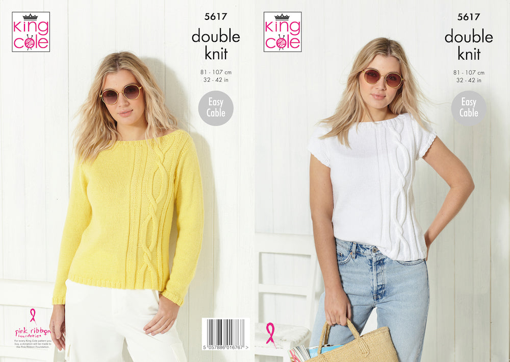 King Cole Pattern No. 5617 Sweater & Top DK