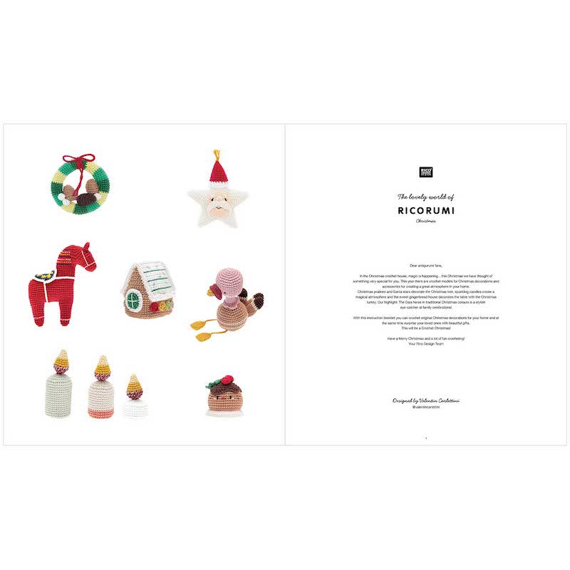 Rico Ricorumi Christmas Pattern Book - valleywools