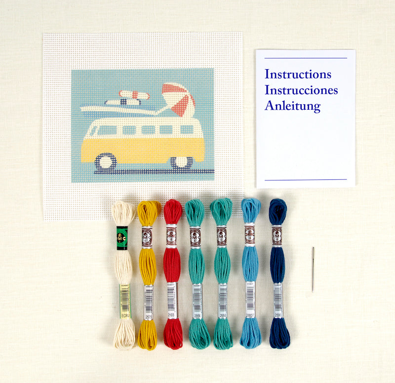 DMC Tapestry Kit Campervan - valleywools