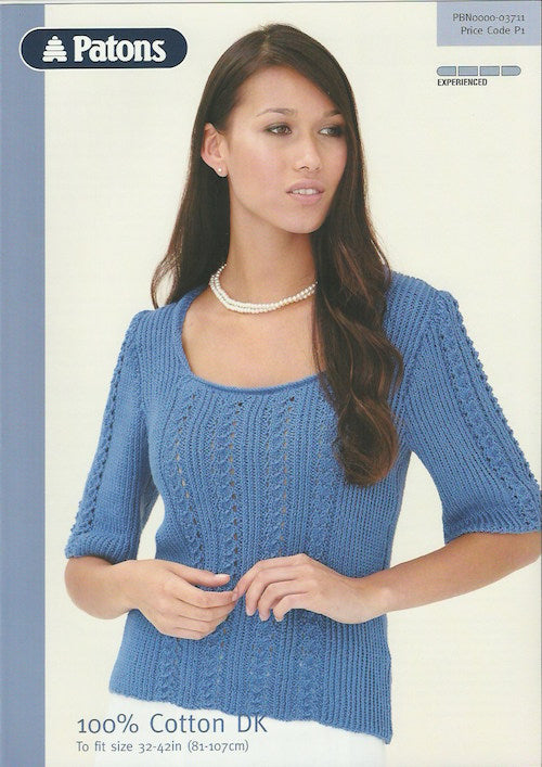 Patons 03711 Square Neck Tee