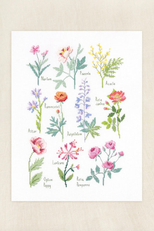 DMC Botanical Sampler Cross Stitch Kit
