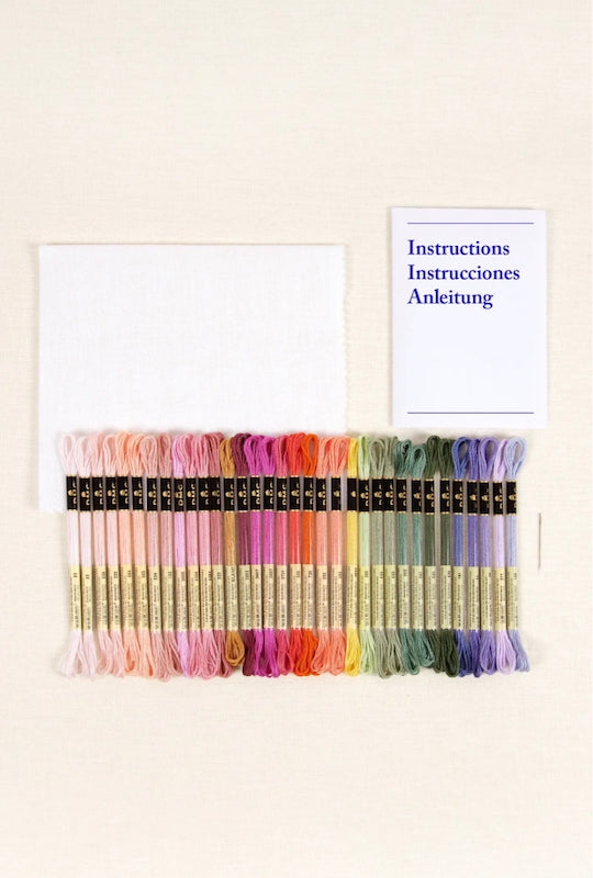 DMC Climbing Flowers Cross Stitch Kit