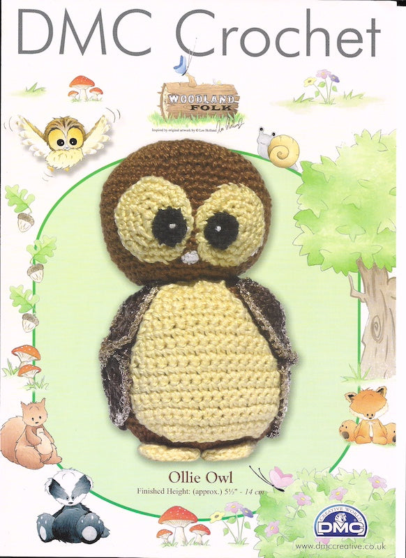 DMC Crochet Petra 3 - Woodland Folk - Ollie Owl