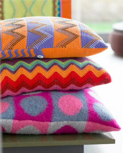 Kaleidoscope - 24 Knit & Crochet projects for the home - valleywools