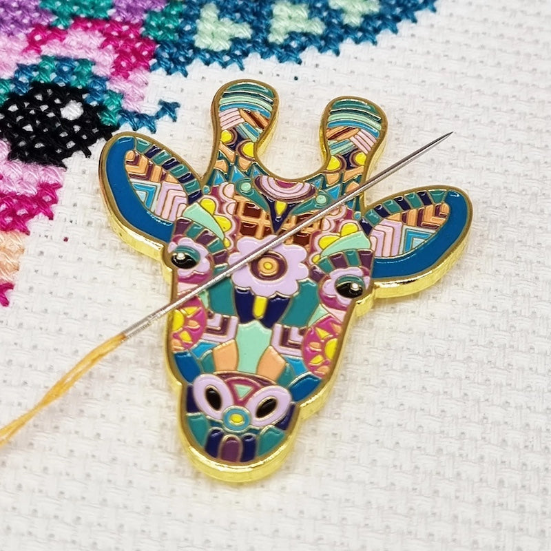 Meloca Designs Mandala Giraffe Needle Minder
