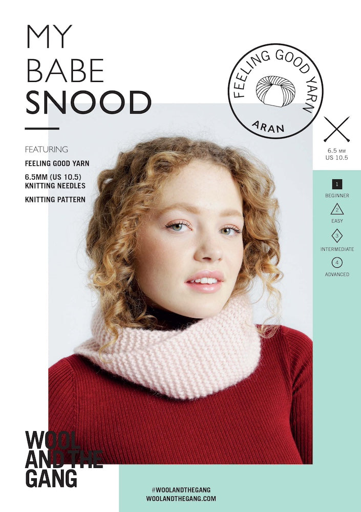 WATG My Babe Snood Knitting Pattern