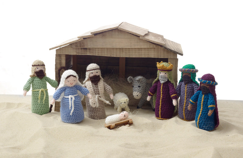 King Cole Christmas Crochet Book 3 designed by Zoe Halstead