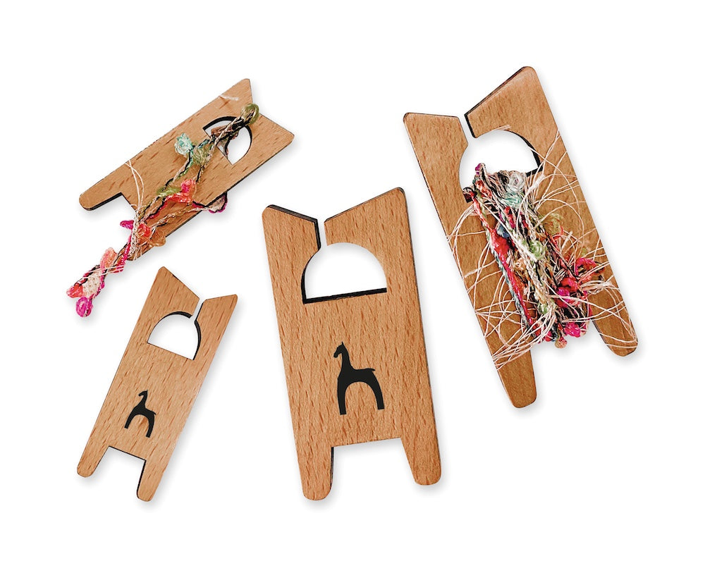 Pony Wooden Yarn Bobbins