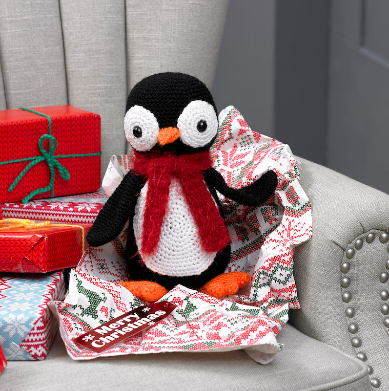 King Cole Christmas Crochet Book 3 designed by Zoe Halstead