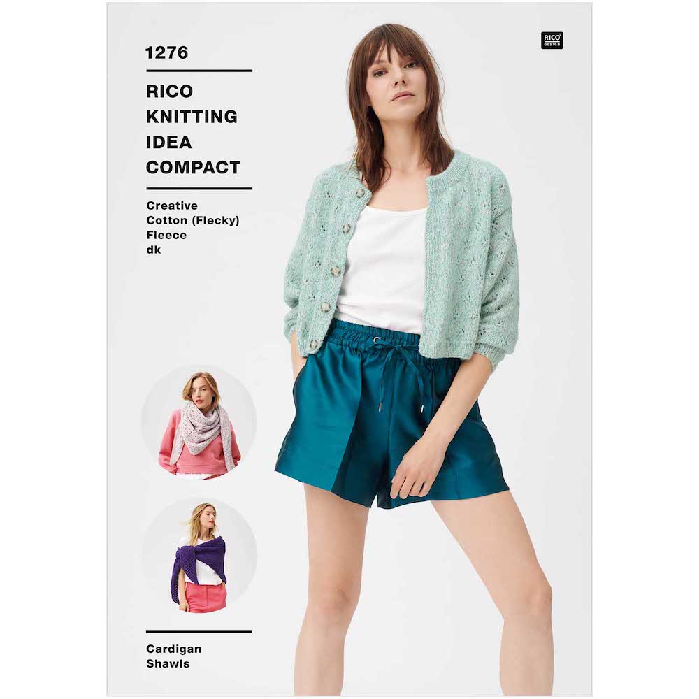 Rico Knitting Pattern 1276 Cardigans & Shawls (DK)