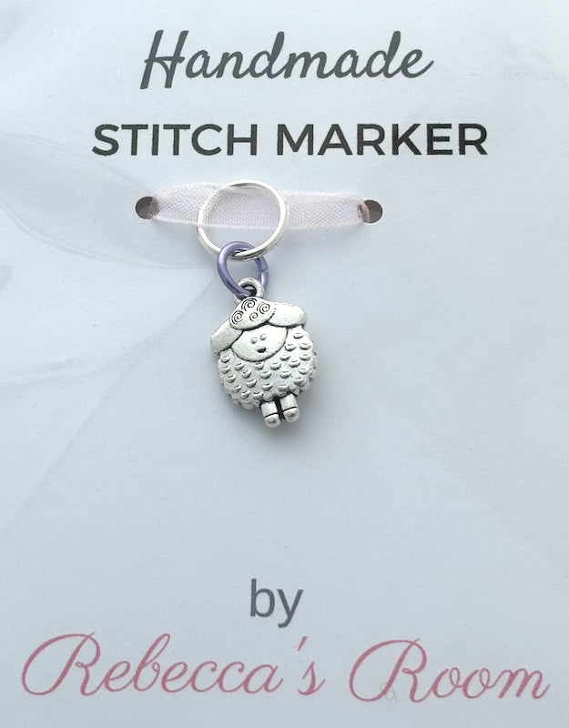 Rebecca's Room Sheep Snag Free Stitch Marker