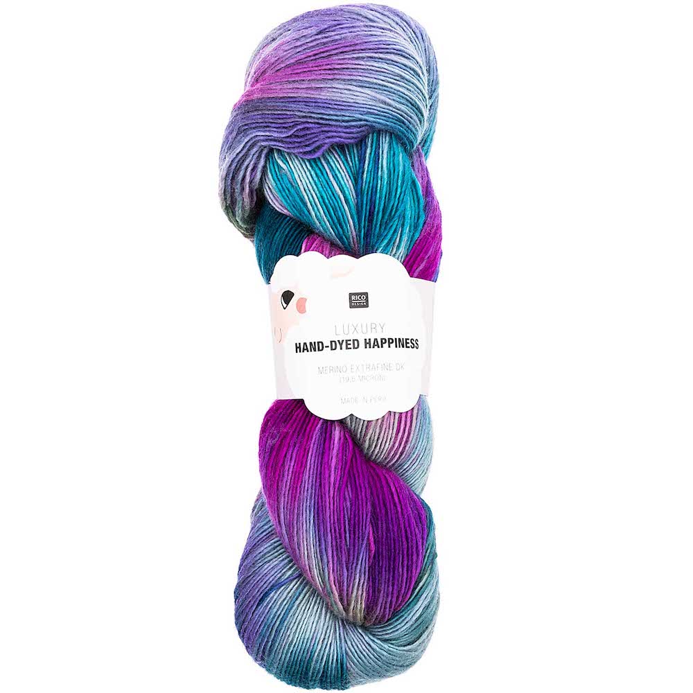 Rico Luxury Hand-Dyed Happiness DK - valleywools