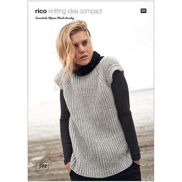 Rico Essential Alpaca Blend Chunky Pattern 502 Vest
