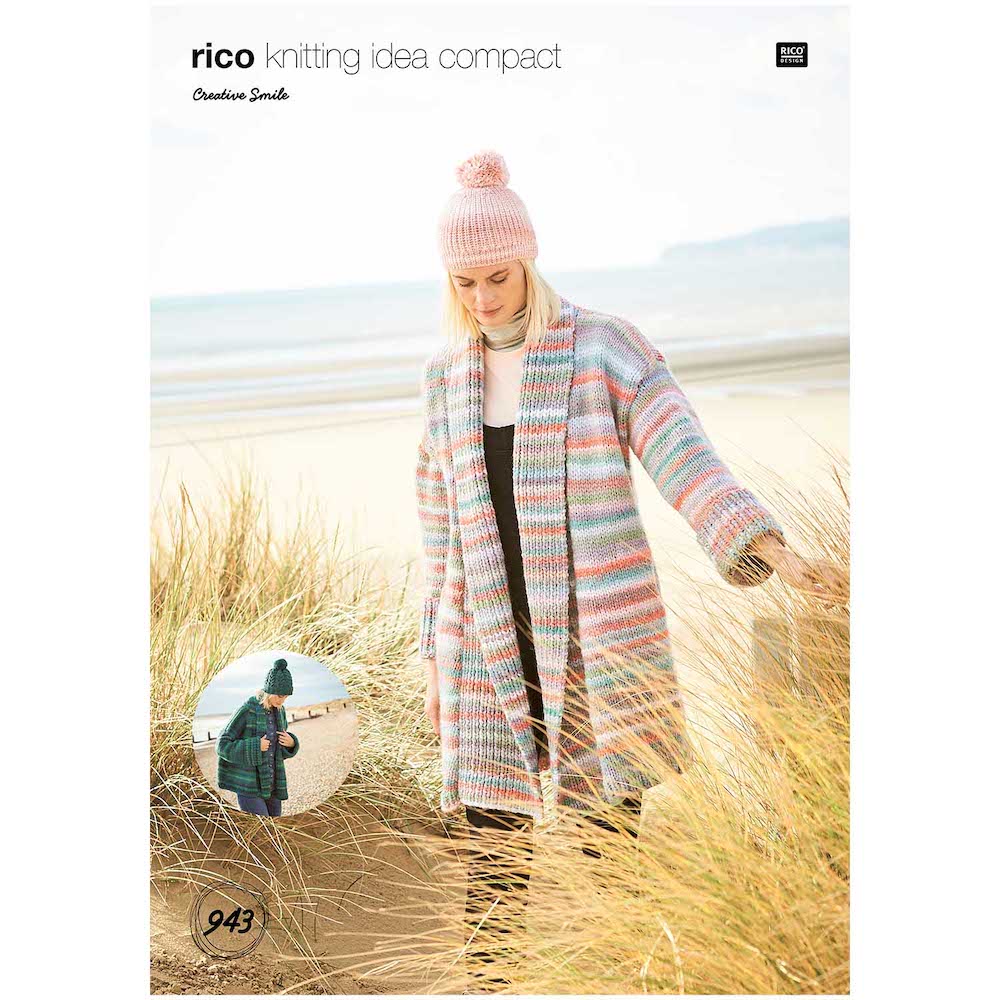 Rico Creative Smile Knitting Pattern 943 Ladies Jackets