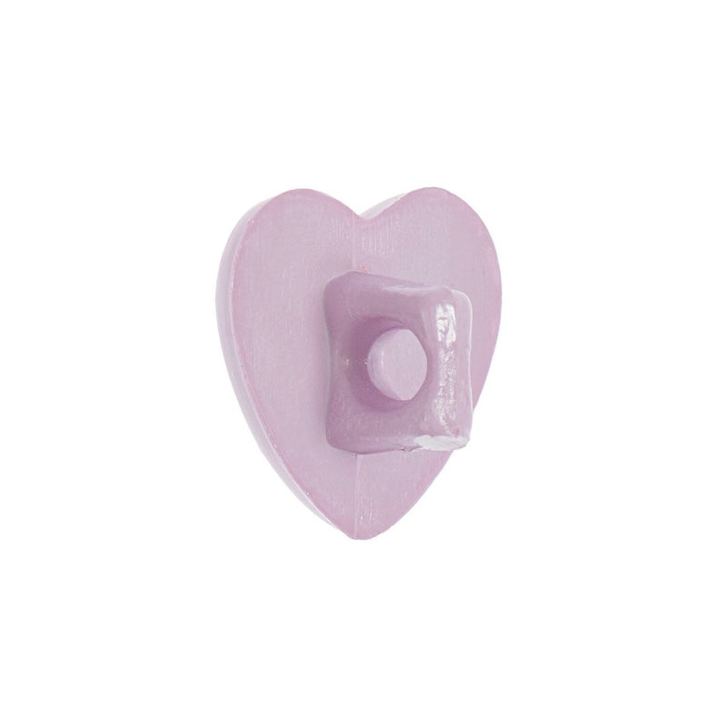 Rico Pastel Heart Buttons, 6 per card