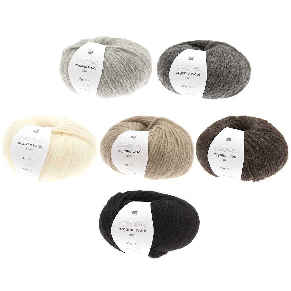 Rico Essentials Organic Aran Wool - valleywools