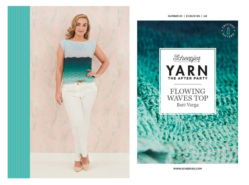 Scheepjes Yarn The After Party No.63 Flowing Waves Top (Crochet)