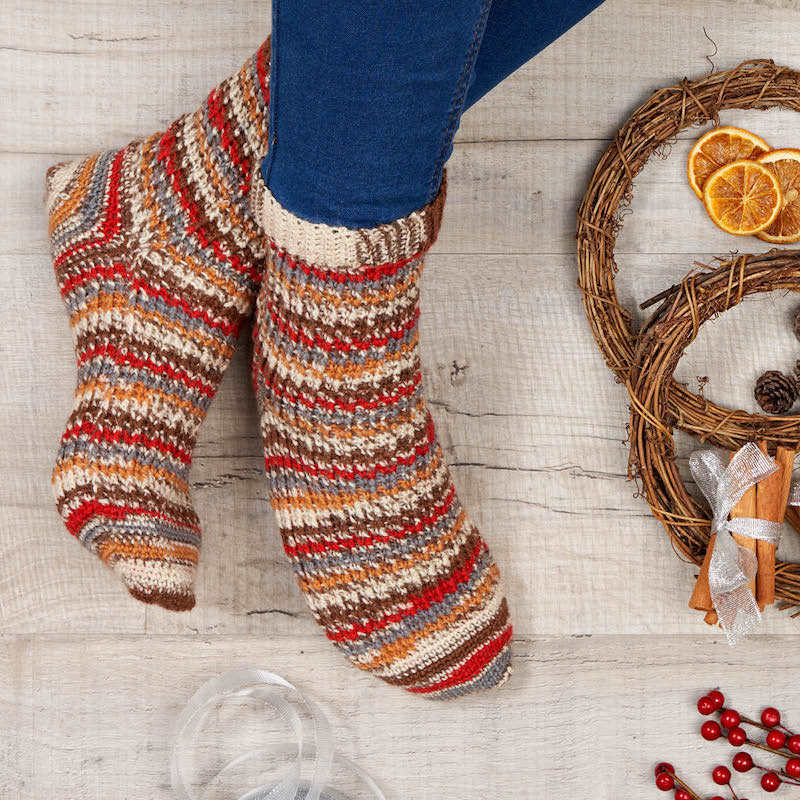 WYS Christmas Socks Collection One by Winwick Mum - valleywools