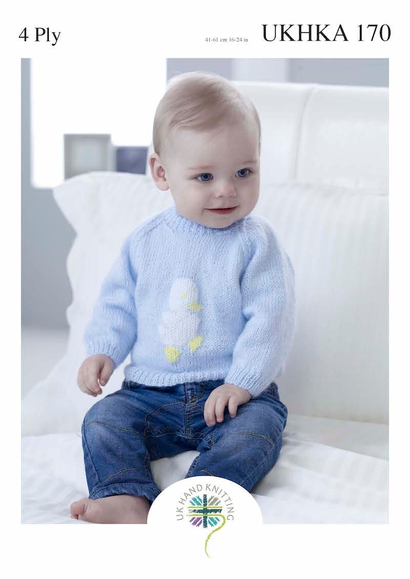 UKHKA No. 170 Embroidered Sweaters (4 ply)