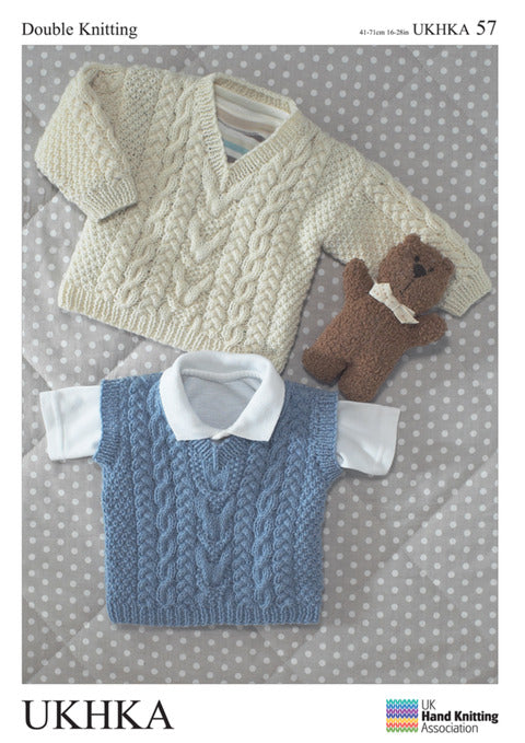 UKHKA No. 57 Sweater & Slipover (DK)