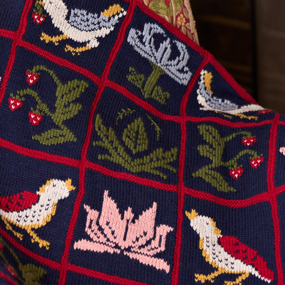 West Yorkshire Spinners Strawberry Thief Blanket Kit