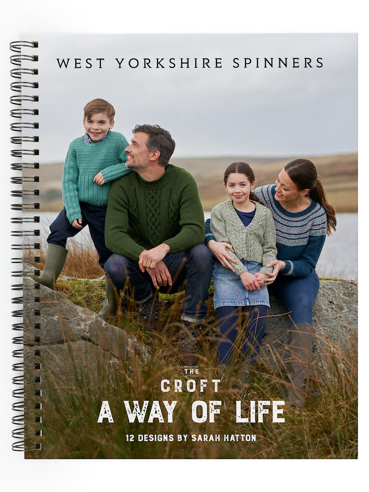 WYS The Croft A Way of Life Pattern Book by Sarah Hatton - valleywools