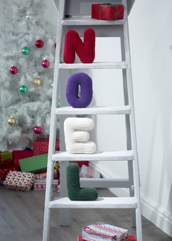 King Cole Christmas Crochet Book 4 designed by Zoe Halstead