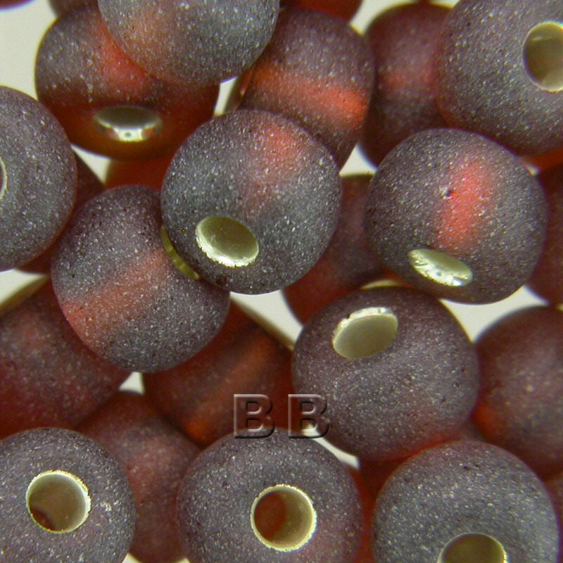 Dark Topaz Silver Lined Beads - valleywools