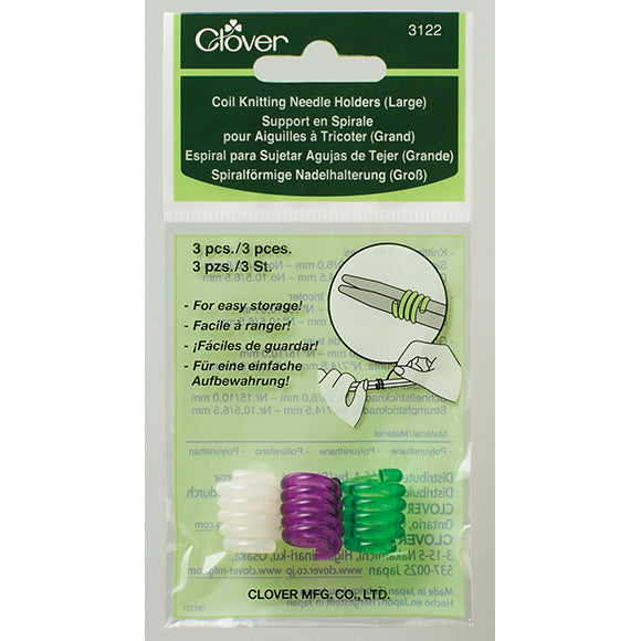Clover Coil Knitting Needle Holders - valleywools