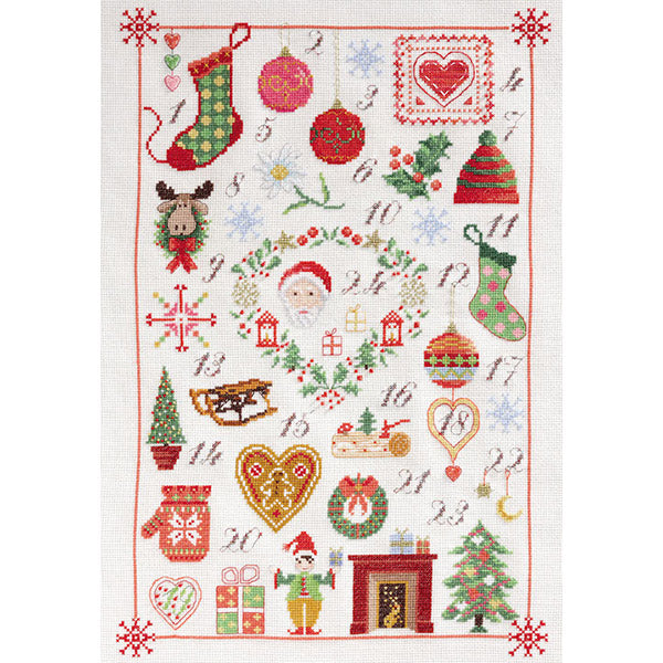 DMC Christmas Patterns Advent Calendar (BK785) - valleywools