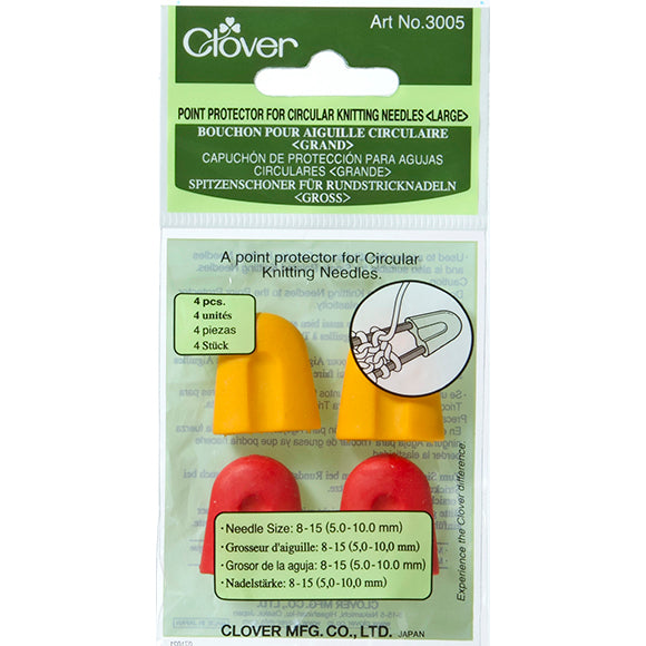 Clover Point Protectors for Circular Needles - valleywools