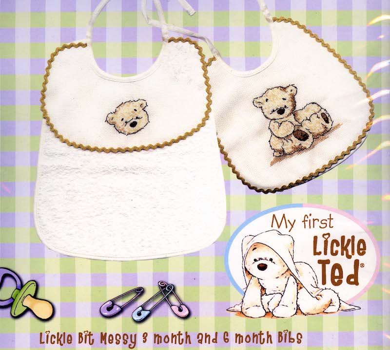 DMC Lickle Bit Messy 3 month & 6 month Bibs. - valleywools