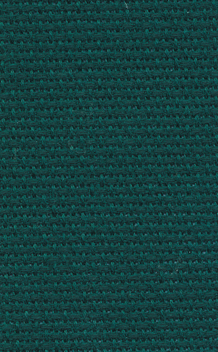 DMC 14 count Dark Green Aida 50 x 75cm - valleywools