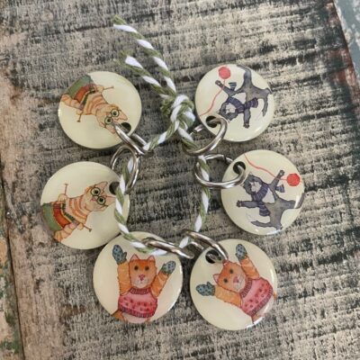 Emma Ball Stitch Markers - valleywools