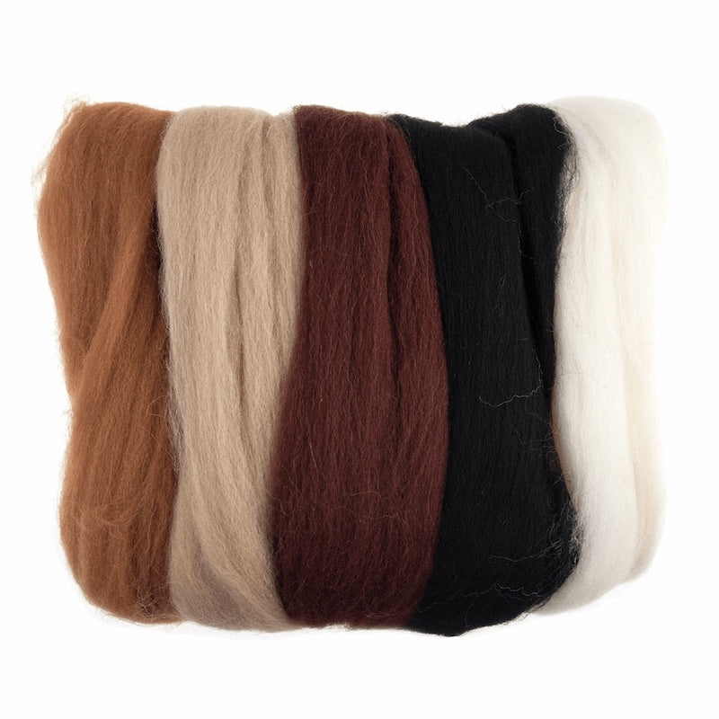 Trimits Natural Wool Roving - valleywools