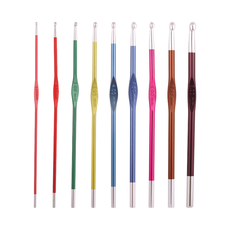 Knit Pro Zing Single Ended Crochet Hooks - valleywools
