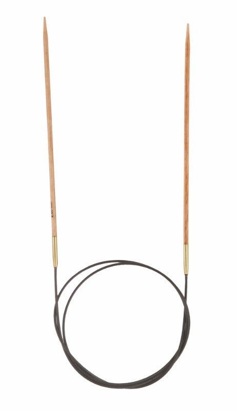 Knit Pro Basix Birch Fixed Circular Needles 80cm - valleywools