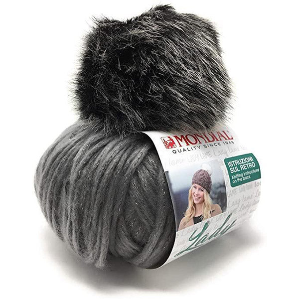 Mondial Lady Lame PomPom Hat - valleywools