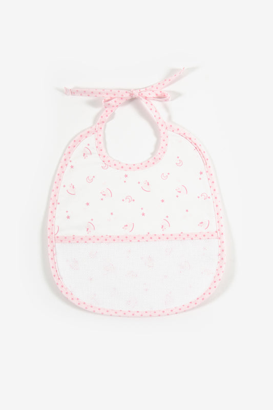 DMC Ready to Stitch Baby - 6 Month Bib - valleywools