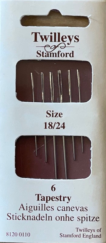 Tapestry/Cross-Stitch Needles size 18-24 - valleywools