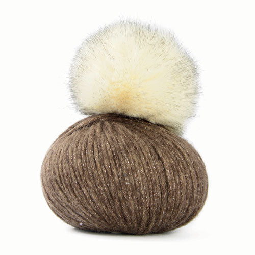 Mondial Lady Lame PomPom Hat - valleywools