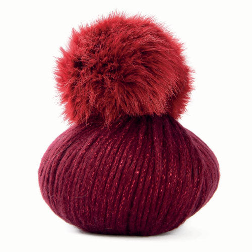 Mondial Lady Lame PomPom Hat - valleywools