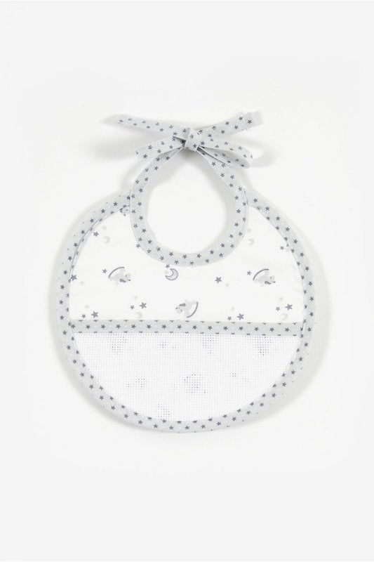 DMC Ready to Stitch Birth Bib - valleywools