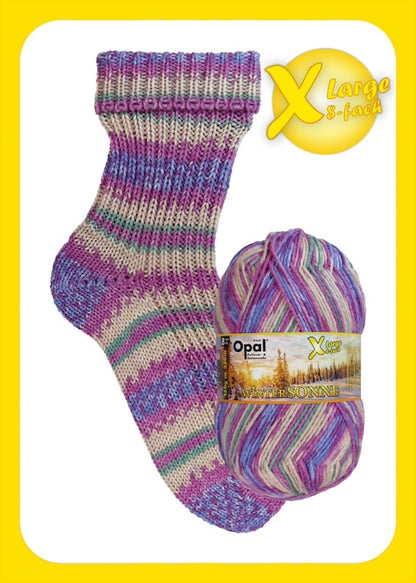 Opal X-Large Wintersonne 8ply Sock Wool