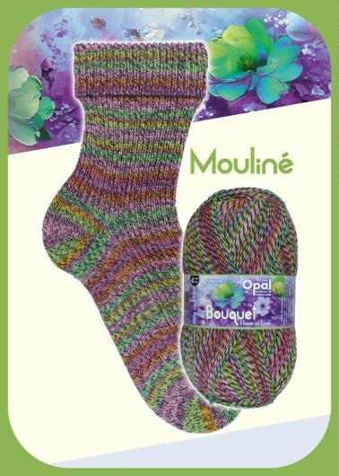 Opal Bouquet Mouline 4ply Sock Yarn