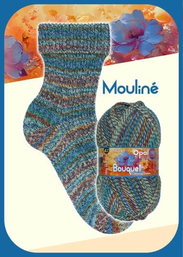 Opal Bouquet Mouline 4ply Sock Yarn