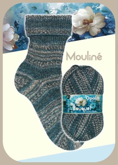 Opal Bouquet Mouline 4ply Sock Yarn