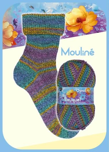Opal Bouquet Mouline 4ply Sock Yarn